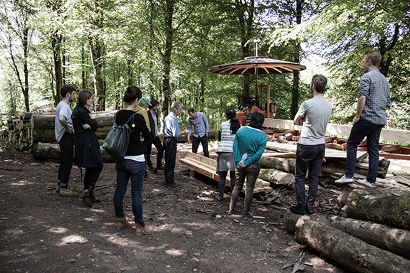 AA-Members-learning-about-timber-production-in-Hooke-Park_Photo_Natalia-Sherchenkova