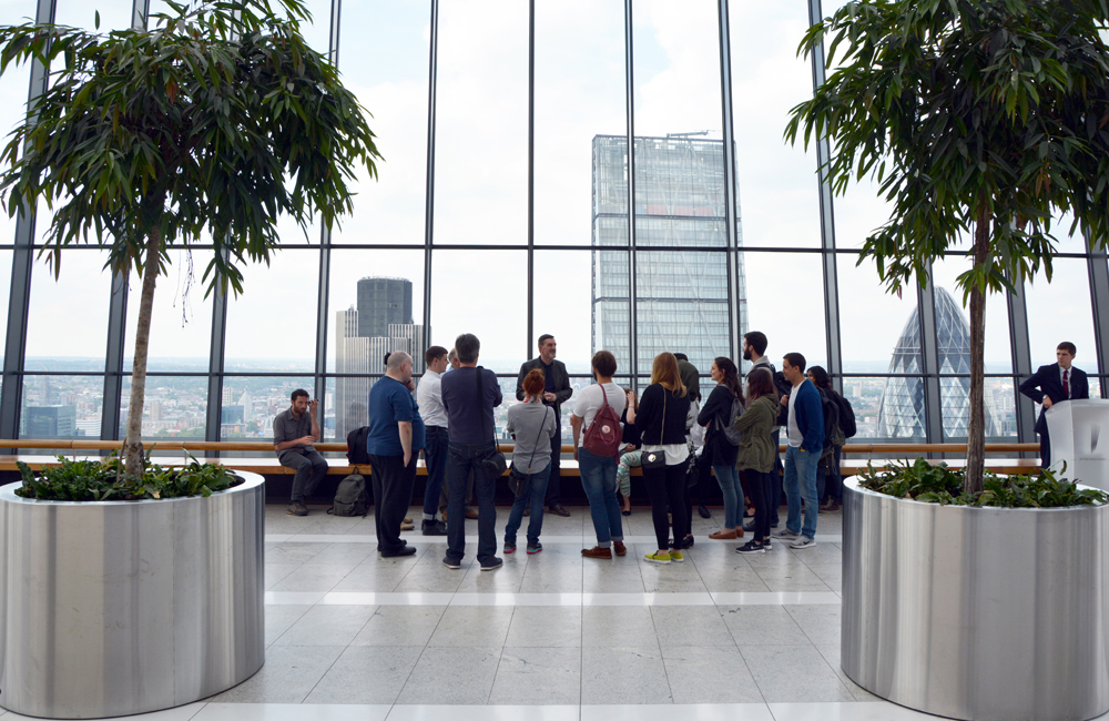 Members Trip_20 Fenchurch Street Sky Garden with Peter Rees