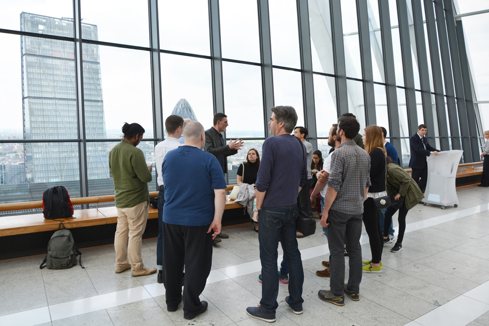 Members Trip to 20 Fenchurch Street Sky Garden with Peter Rees