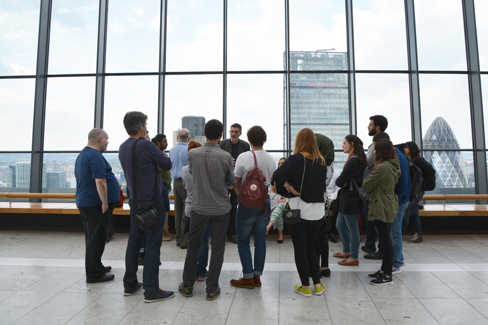 Members Trip to 20 Fenchurch Street Sky Garden with Peter Rees